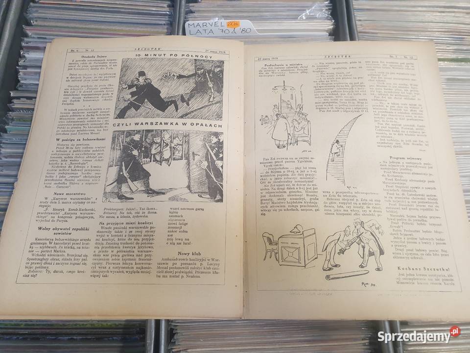 Szczutek magazyn z pierwszym polskim komiksem Komiksy Gdynia