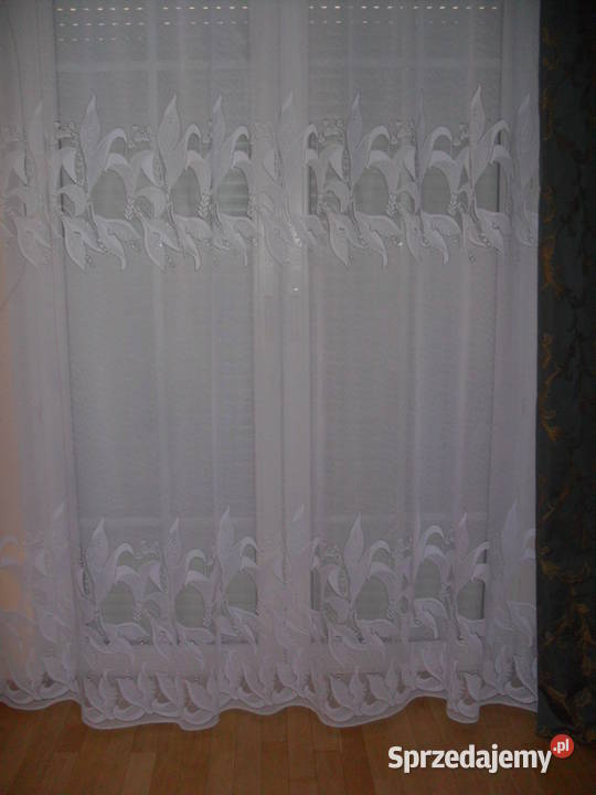 Firana żakardowa 270 wys biały dolnośląskie