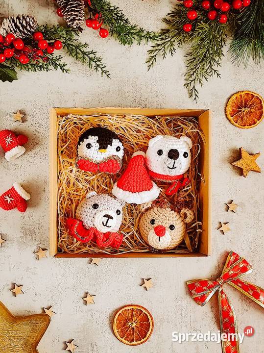 Bombkowe zwierzaki zawieszki świąteczne na śląskie Częstochowa