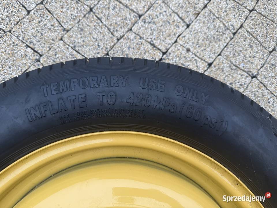 KOŁO ZAPASOWE DOJAZDOWE 15590R17 5X1143 HONDA Chwaszczyno