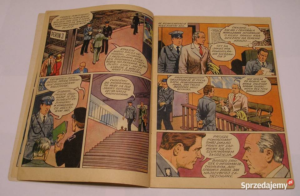KAPITAN ŻBIK KRYPTONIM WALIZKA 1976 WYDANIE 1 Komiksy Łódź sprzedam