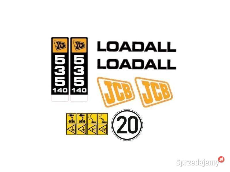 Naklejki oklejenie naklejka JCB 535 140 LOADALL Janików sprzedam