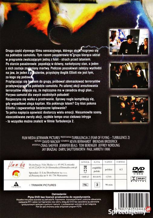 TURBULENCJA 2 STRACH PRZED LATANIEM Kalisz sprzedam