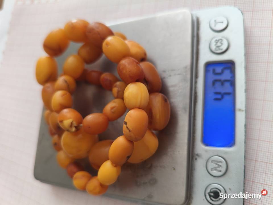 Naszyjnik Bursztyn Vintage Białystok