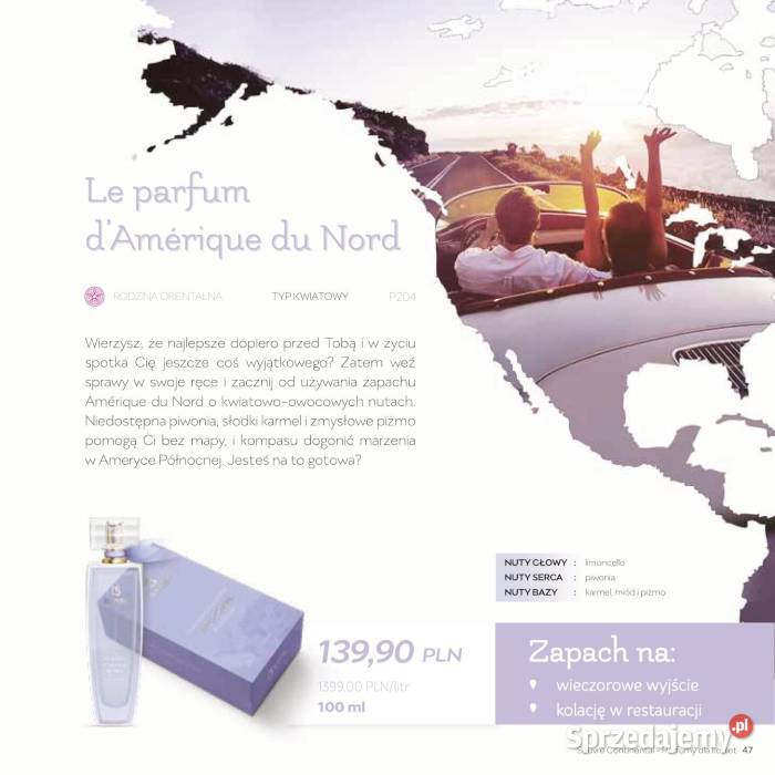 Perfumy Damskie Continental Pour Femme 100ml 30 Dla kobiet Kraków