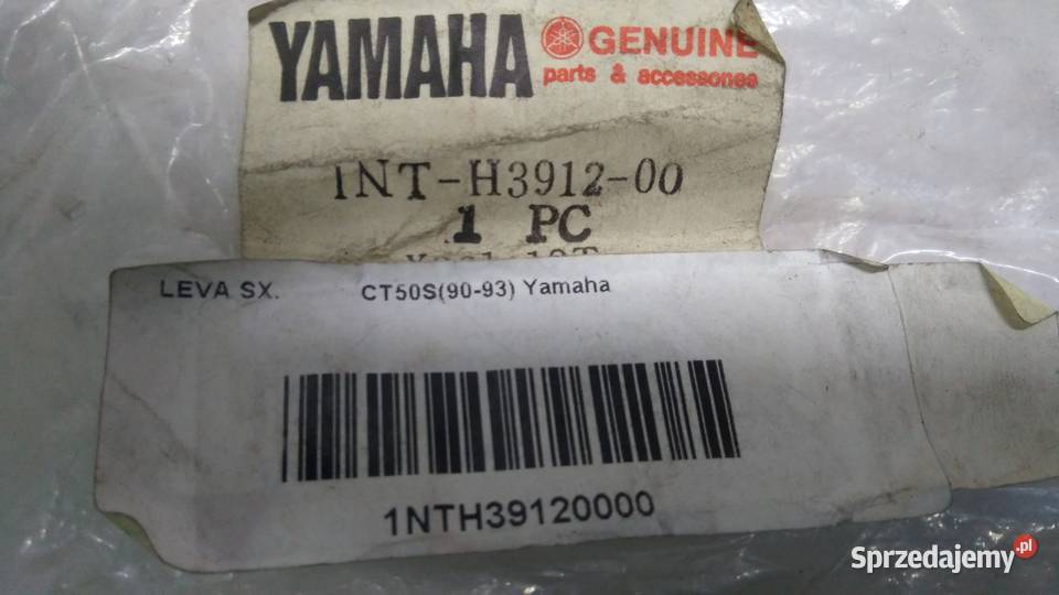 Dźwignia klamka manetka lewa ORGINAŁ Yamaha sprzedam