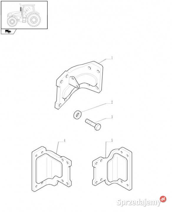 Holland T6090 T6070 Wspornik 87430417 wielkopolskie