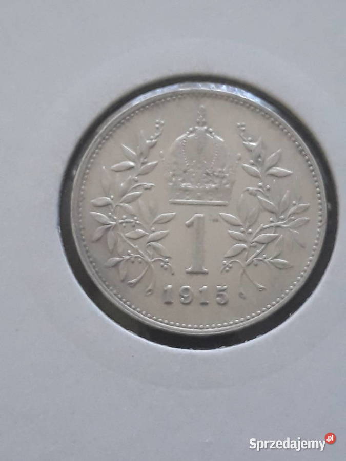 1 Korona Austria 1915 r około mennicza Konin