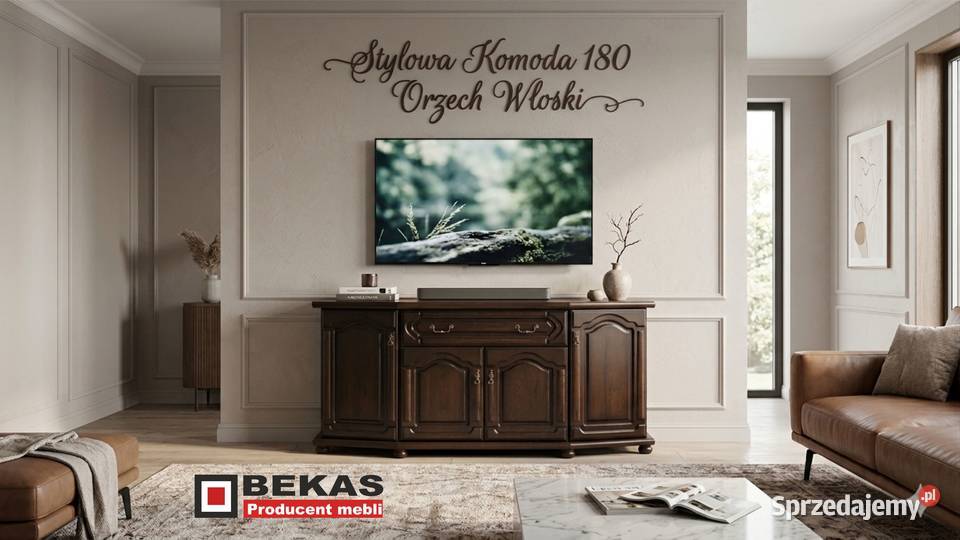 Komplet Mebli Komoda 120 2x Witryna Narożnik Dąb Raszyn