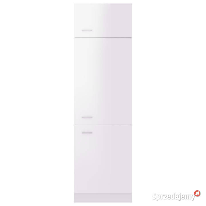 Szafka na lodówkę wysoki połysk biała 60x57x207 Warszawa sprzedam