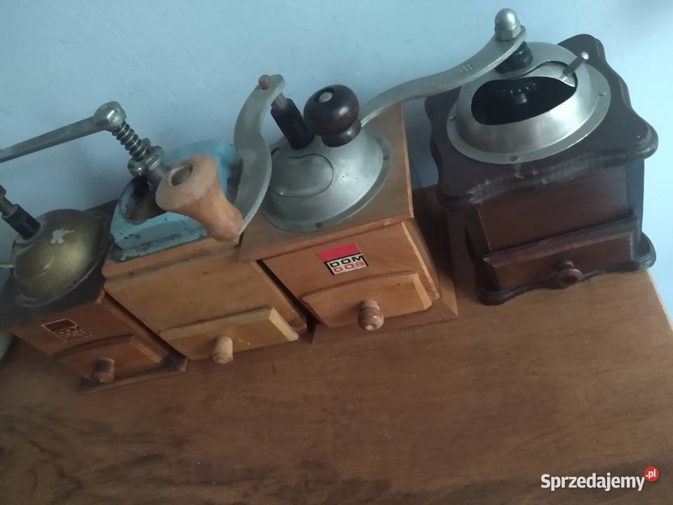 Stare młynki do kawy i pieprzu śląskie Częstochowa sprzedam