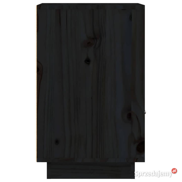 Szafki nocne 2 czarne 40x34x55 lite drewno Warszawa
