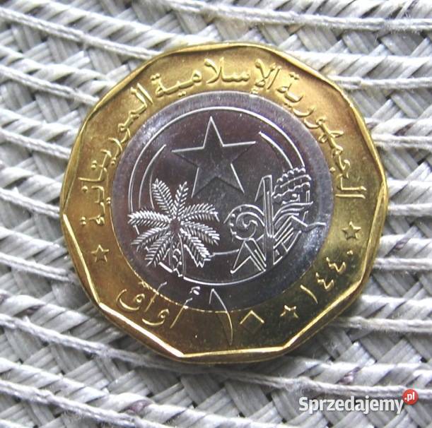 Mauretania 10 Ouguiya 2018r Mennicza