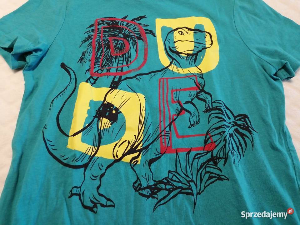 Koszulka krótki rękaw Tshirt dinozaur 116 CA sprzedam