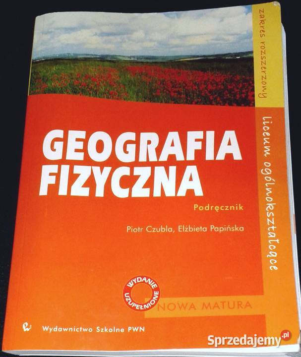 Geografia fizyczna Podręcznik Zakres rozszerzony lubelskie Chełm sprzedam