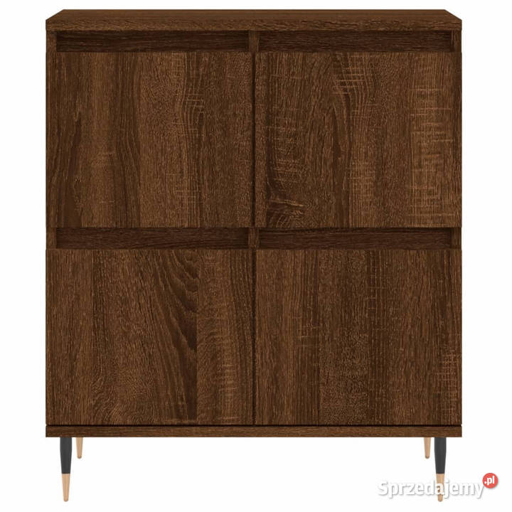 Komoda brązowy dąb 60x35x70 materiał Komody