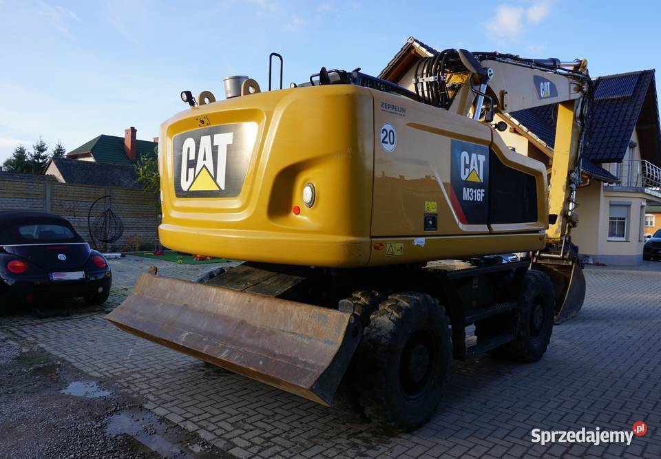 Koparka kołowa CAT M 316 F 2019 Jeziorko sprzedam