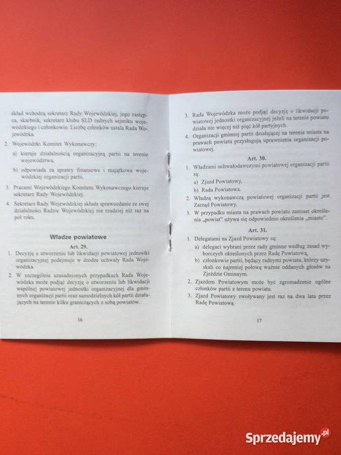 2571 Statut Sojuszu Lewicy Demokratycznej Szczecin