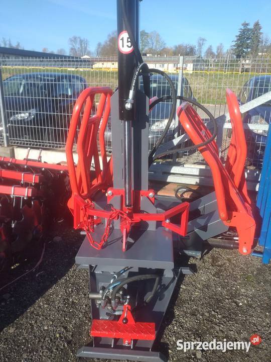 łuparka do drzewa hydrauliczna pionowa Demarol nieuszkodzony Września