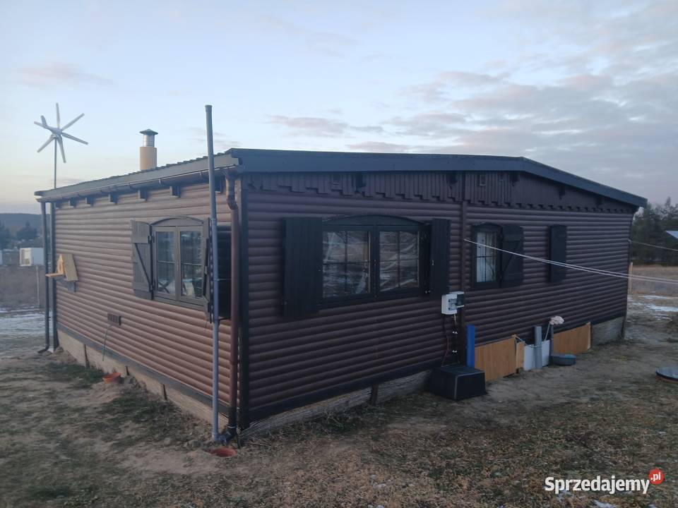 Domek drewniany z bali Rekreacyjny Mostki wolnostojący sprzedam