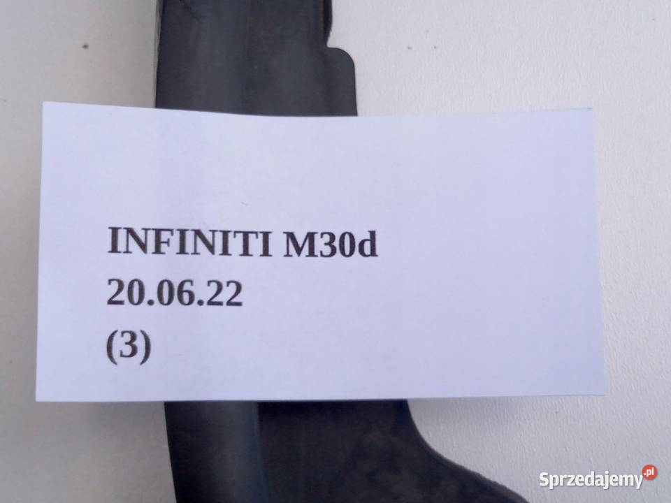 USZCZELKA ZDERZAKA POD MASKĘ INFINITI Q70 M30d Motoryzacja Nowy Tomyśl