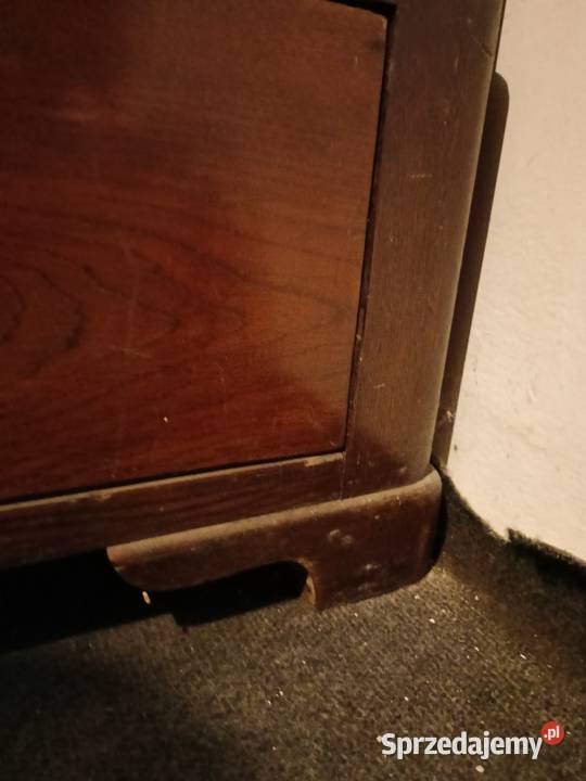 Stara szafa ubraniowa szufladki zabytkowa Meble Skarżysko-Kamienna