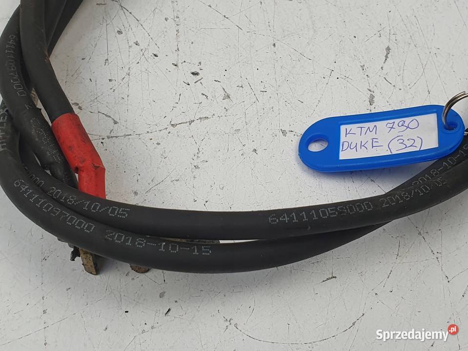 PRZEWODY AKUMULATORA PRĄDOWE KTM Duke 790 1824 lubelskie Chełm sprzedam