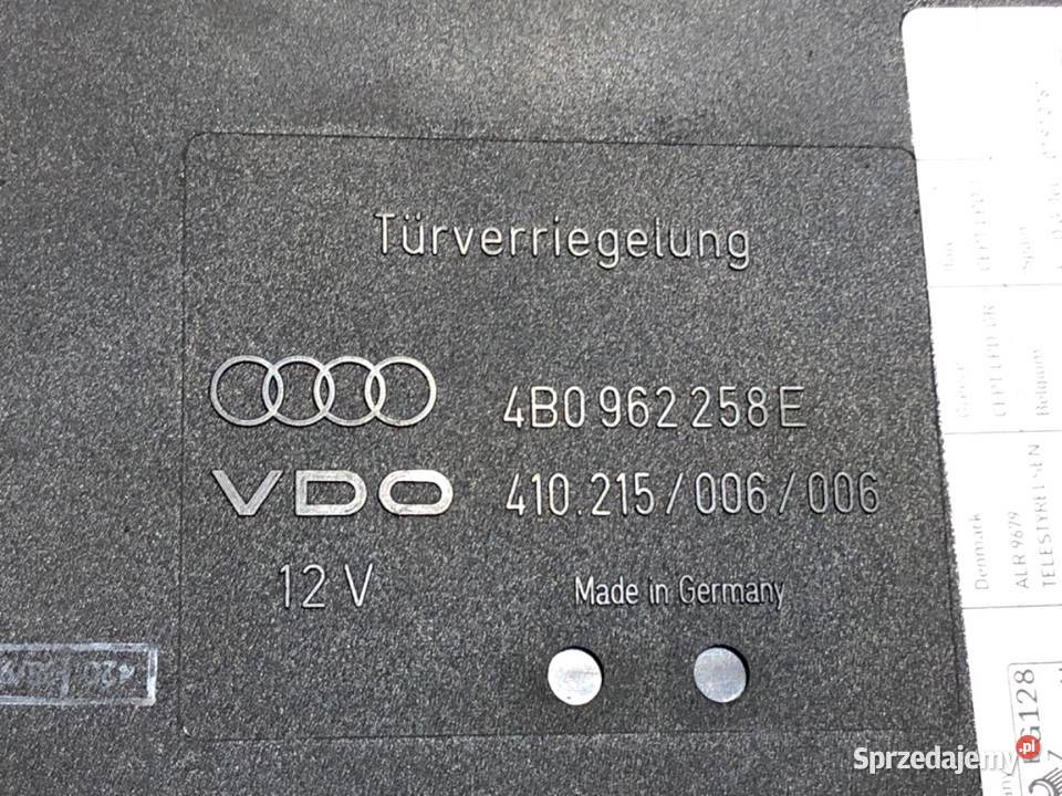 MODUŁ KOMFORTU AUDI A6 C5 4B0962258E Kombi 9705