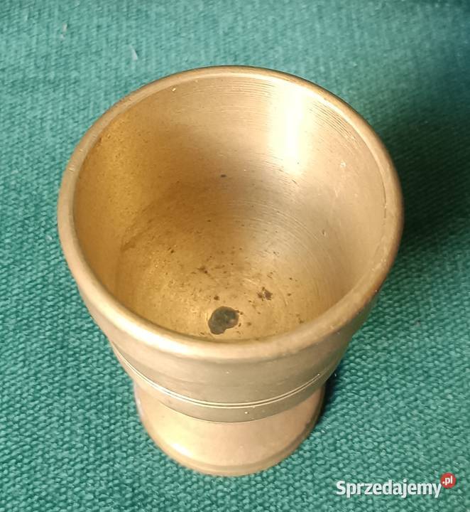Zabytkowy mosiężny kielich moździerz małopolskie Zbylitowska Góra