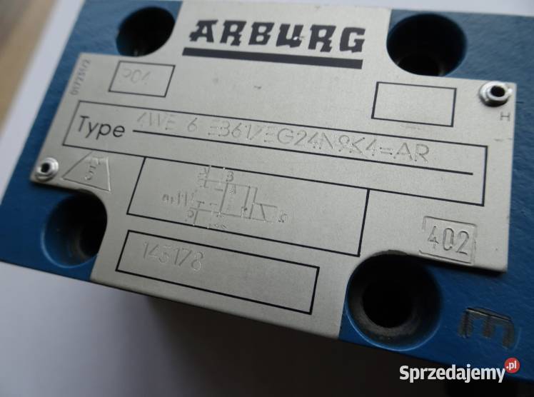 4WE 6 EB61EG24N9K4 rozdzielacz Zawór Arburg Nowosiedlice