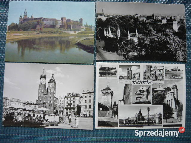Pocztówki Kraków śląskie Myszków sprzedam