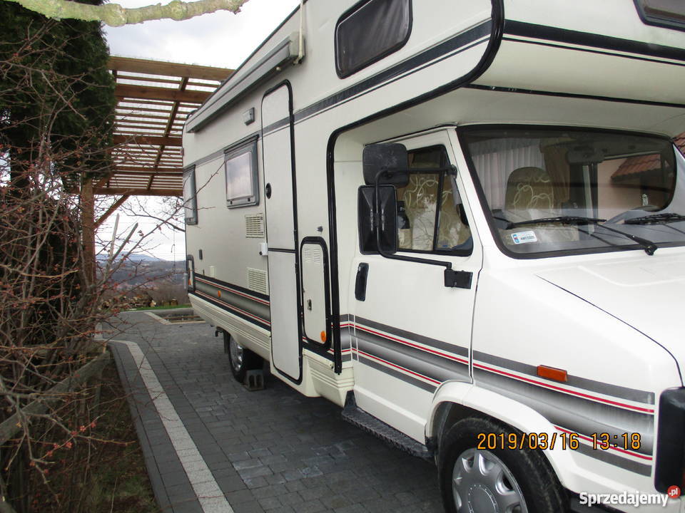 Kamper Fiat Ducato zabudowa burstner małopolskie Dobczyce