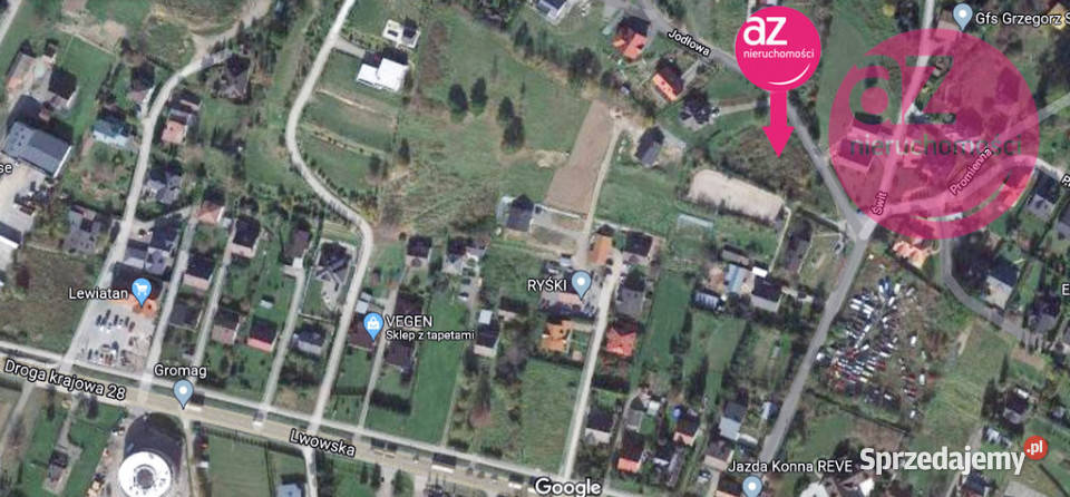 działka budowlana w Nowym Sączu asfalt małopolskie Nowy Sącz sprzedam