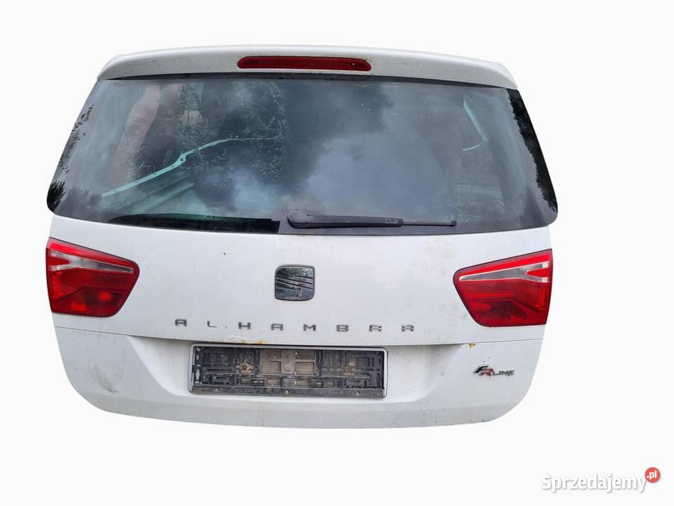 KLAPA TYLNA TYŁ SZYBA KAMERA SEAT ALHAMBRA II osobowe wielkopolskie