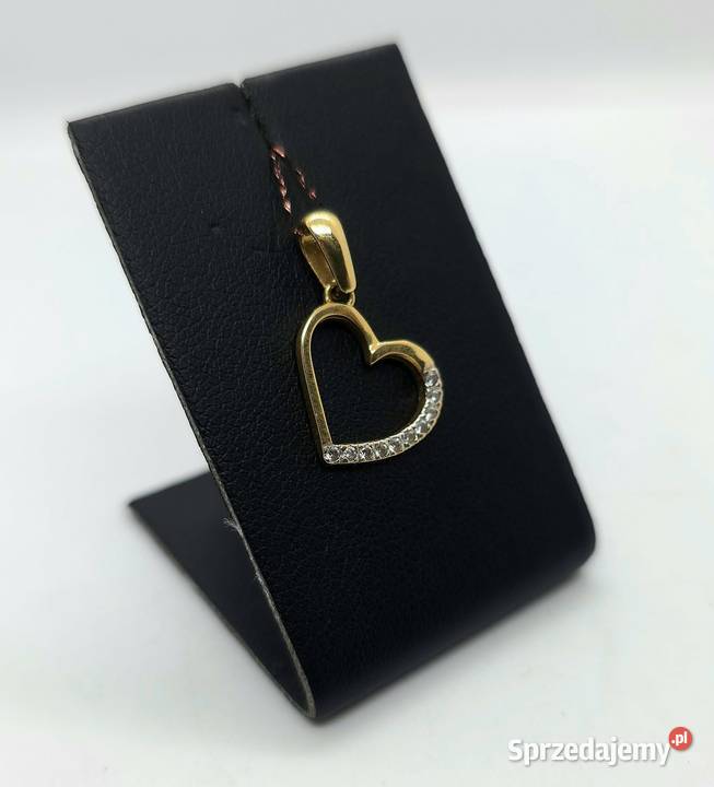 Złota zawieszka próby 585 108g serduszko Elbląg