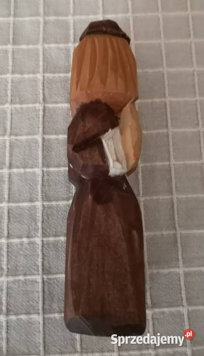 Stara rzeźba ludowa chłopa Rękodzieło Katowice