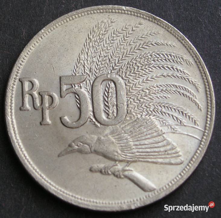 INDONEZJA 10 RUPIAH 1971 RAJSKI PTAK Łódź