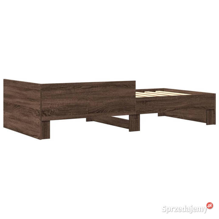 Łóżko bez materaca brązowy dąb 90x190 WM849592 93cm Warszawa