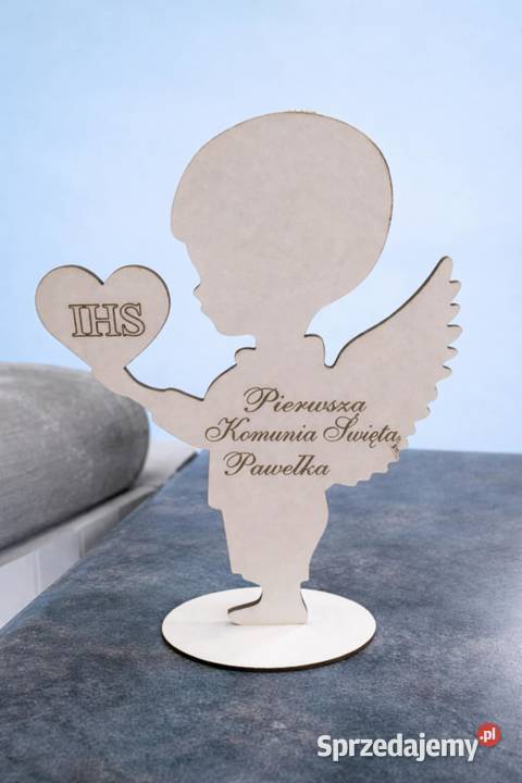 Aniołek ozdoba na Pierwszą Komunię Świętą Sucha Beskidzka