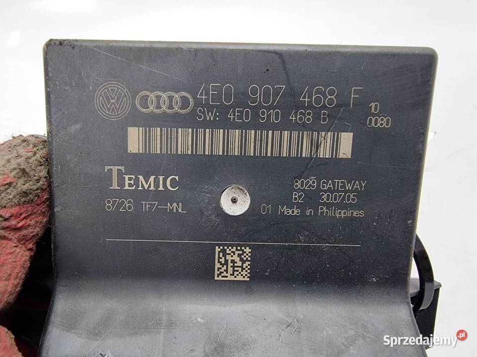 MODUŁ AUDI A8 D3 4E0907468F Motoryzacja