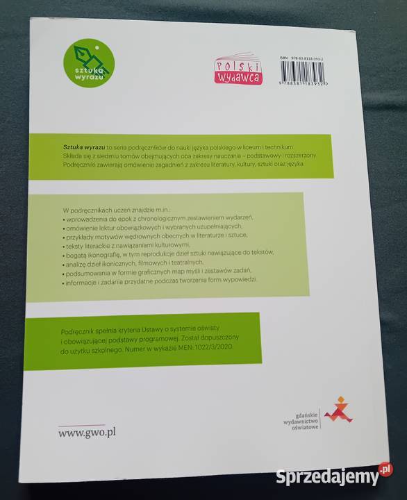 Język polski 2 Sztuka wyrazu Cz 1 Romantyzm Podręczniki Koźminek