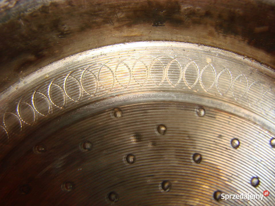 stara podstawka plater sygnowana Pozostałe pomorskie Pruszcz Gdański