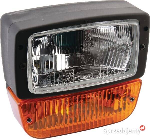 Reflektor z kierunkowskazem lewy kwadratowy Do maszyn uprawowych Kamionna