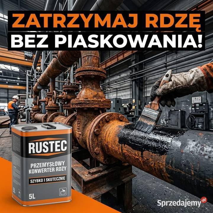 Polimerowy konwerter rdzy RUSTEC 1L Płock