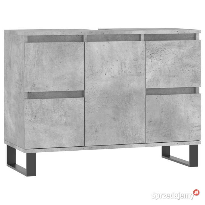 Szafka łazienkowa szarość betonu 80x33x60 Warszawa