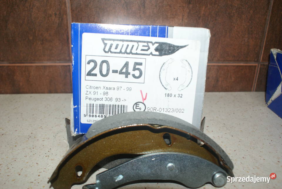 2045 TOMEX brakes SZCZĘKI HAMULC PEUGEOT 306 Białobrzegi