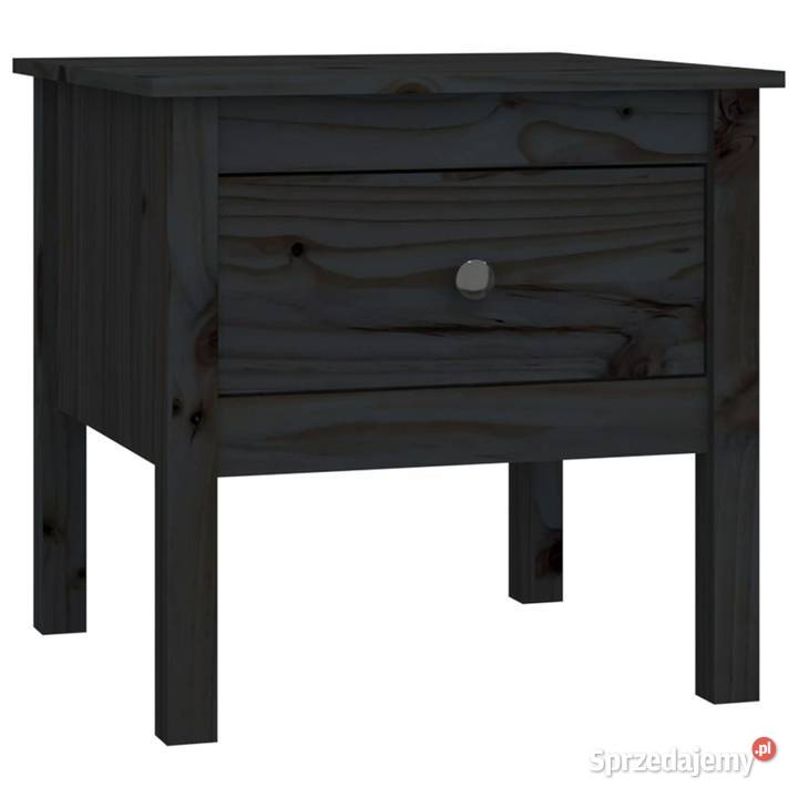 vidaXL Stolik boczny czarny 50x50x49 SKU813802 mazowieckie Warszawa