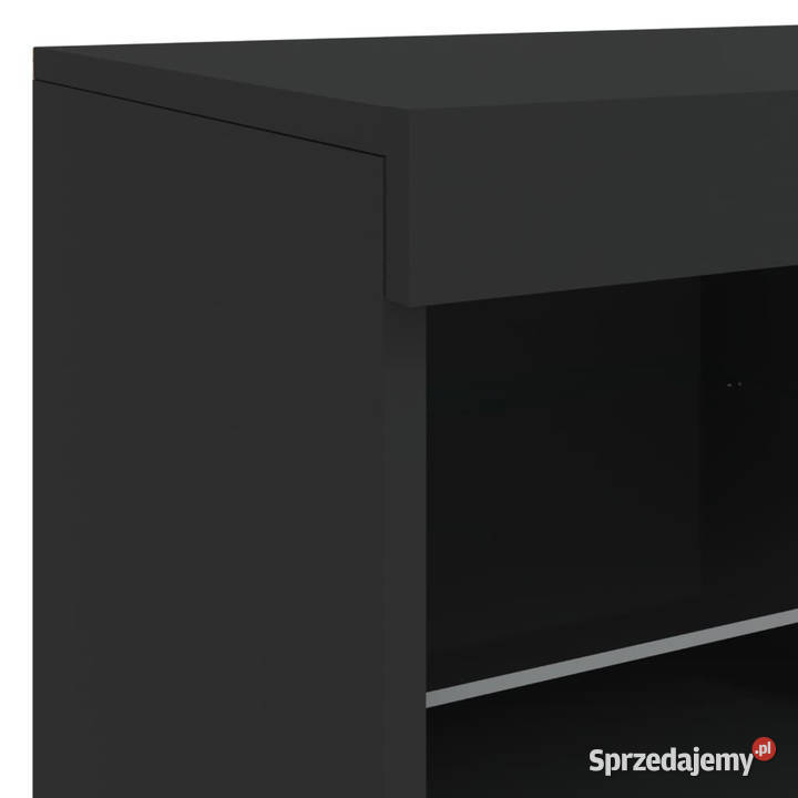 Szafka z oświetleniem LED czarna 81x37x67 Pozostałe Warszawa sprzedam