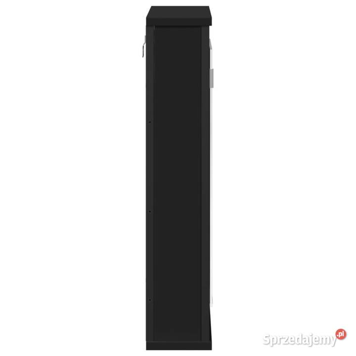 Szafka łazienkowa z lustrem czarna 42x12x60 Warszawa