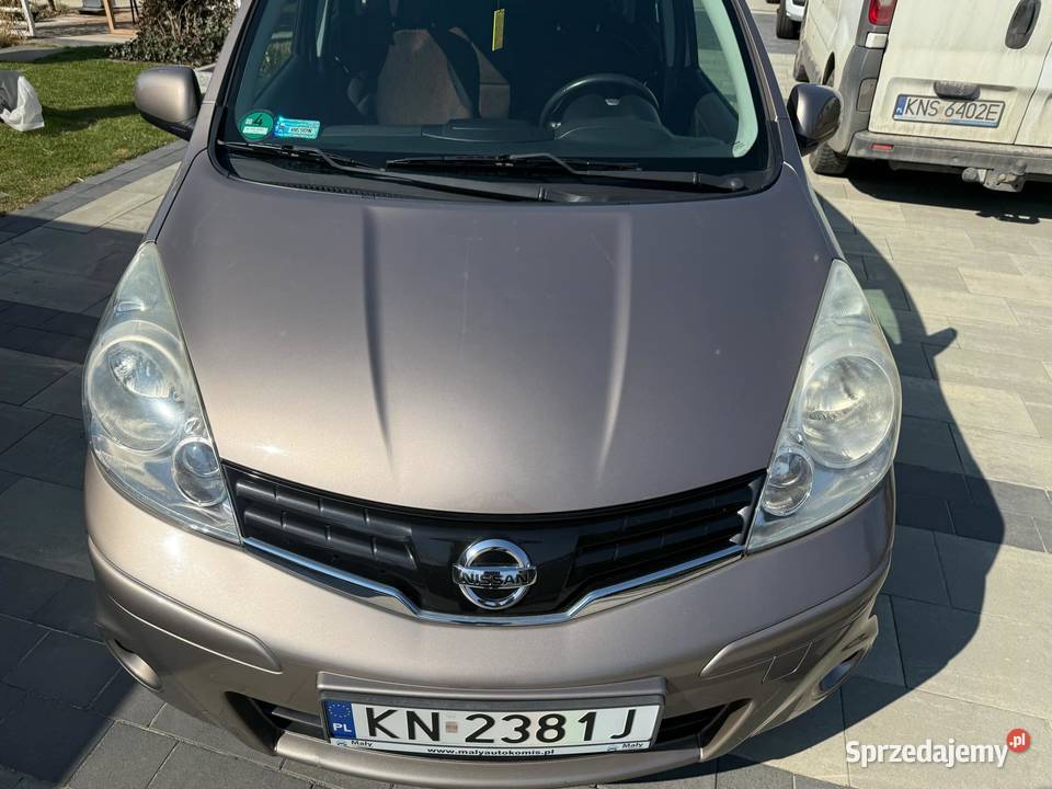 2010 Nissan note 16 benzyna automat 2010 134 362 Nowy Sącz